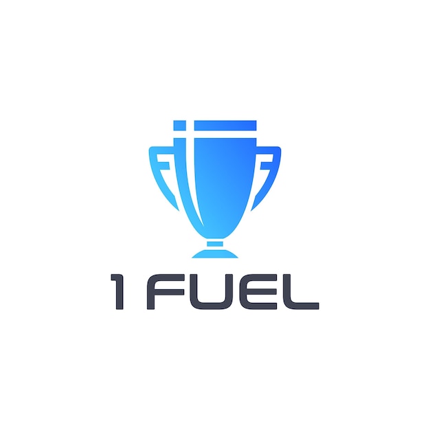 Логотип топливной компании с чашкой