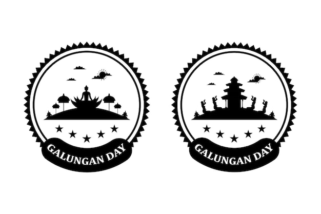 Vector logo galungan day 141