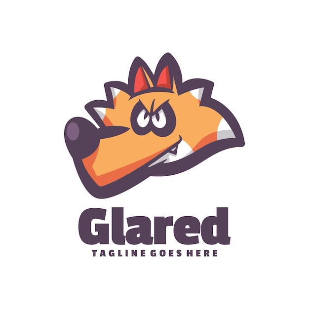 Vector logo for a game called gledd tagline