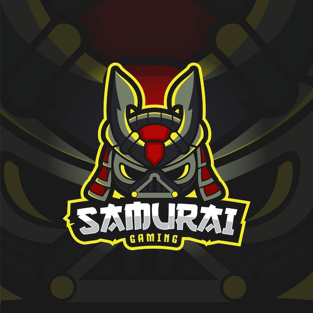 Un logo per un gioco chiamato samurai gaming