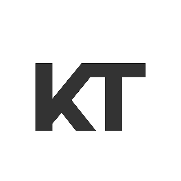 Logo gecombineerde letter KT