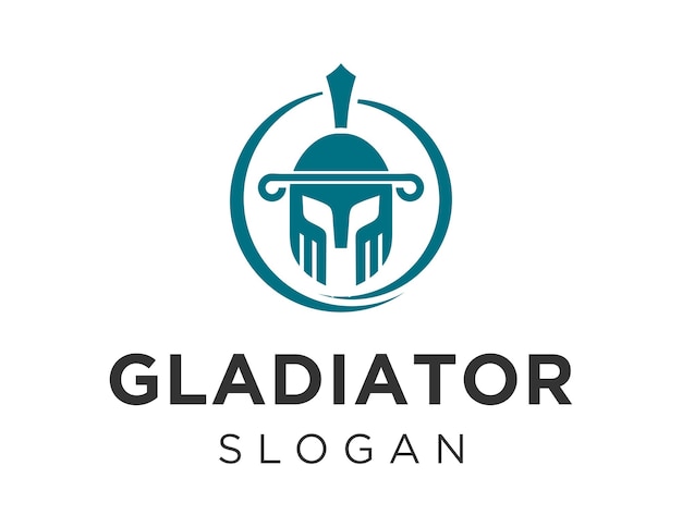 A logo for a gladiator company