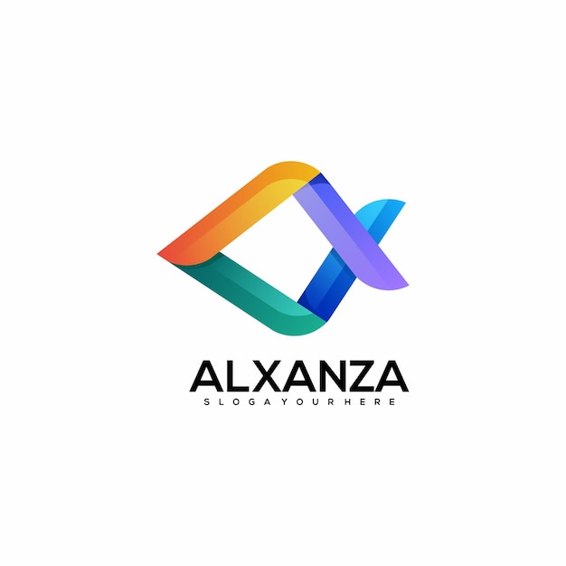 LOGO GRADIENT MODERN ABSTRACT