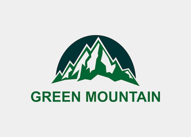 Logo green mountain nome azienda
