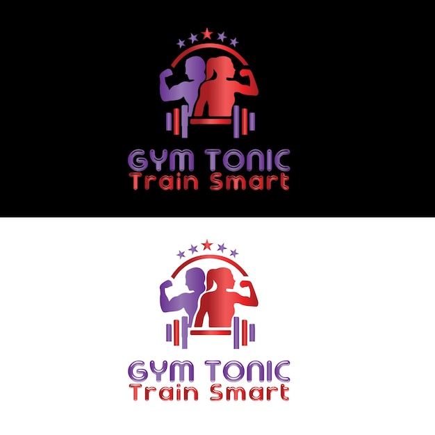 Logo for a gym tonic train smart