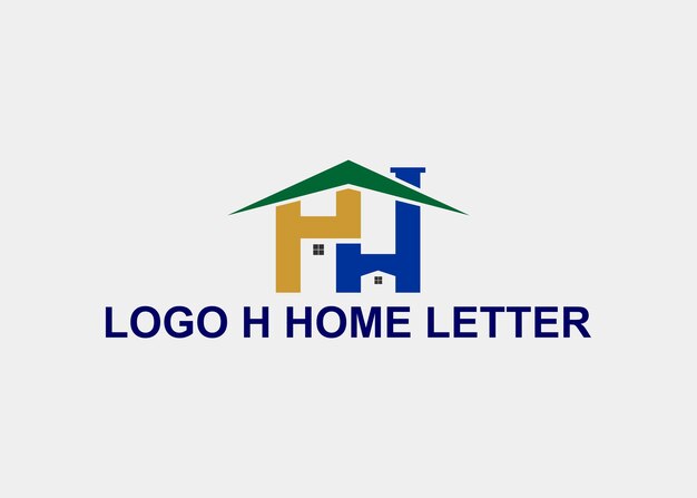 Logo H Home 레터 회사명