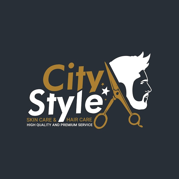 A logo for a hair care company that says city style.