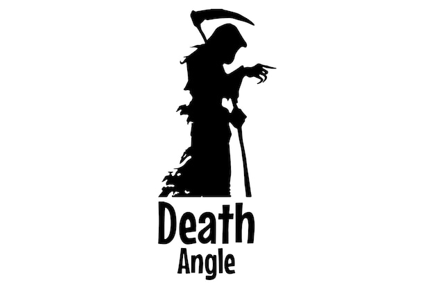 Vector logo halloween death angle