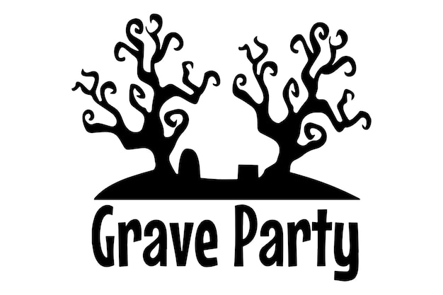 Логотип Halloween Grave Party