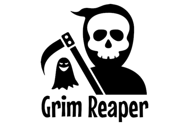 Logo Halloween Grim Reaper