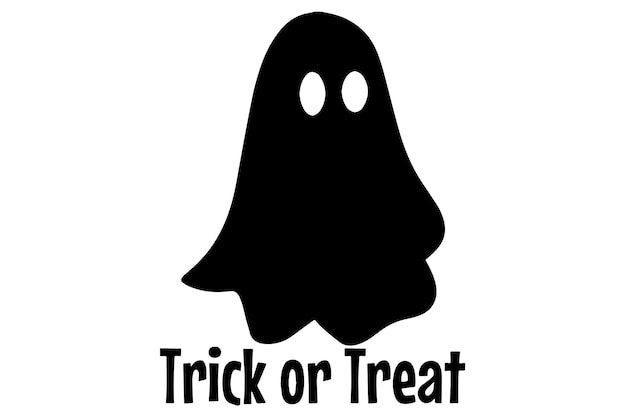 Vector logo halloween trick or treat