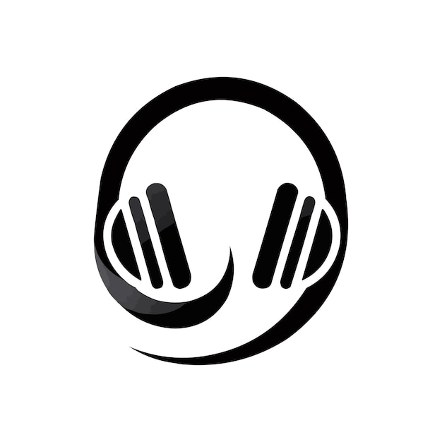 Vector a logo of a head phone company for better business