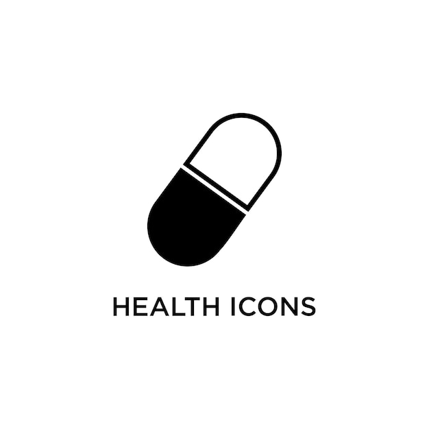 Vector logo health icons design art template