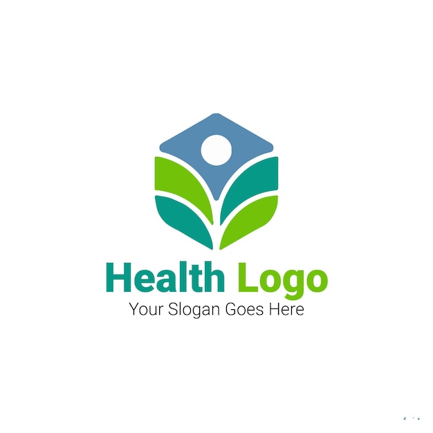 Logo Health - Modern en schoon ontwerp voor wellness en gezondheidszorg