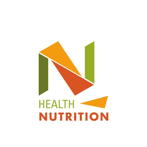 Vector logo for health nutrition company