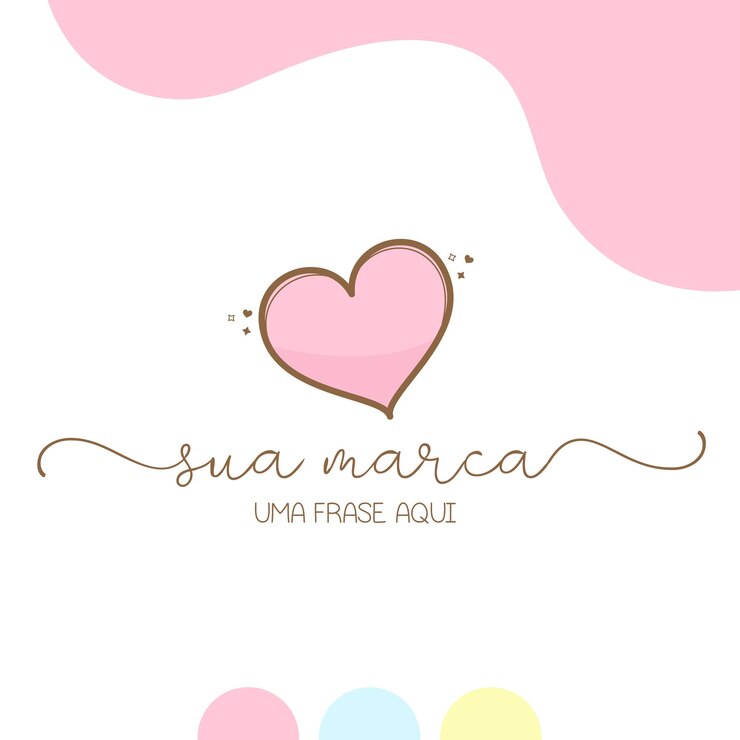 Logo heart vector