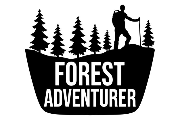 Logo Hiking Forest Adventurer