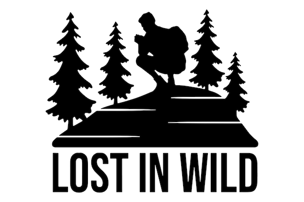 Logo Hiking Lost in Wild