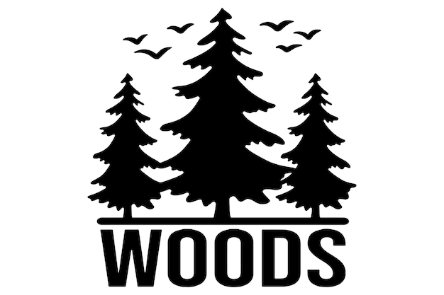 Logo Hiking Woods