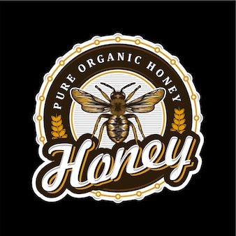 Logo per prodotti di miele o allevamenti di api