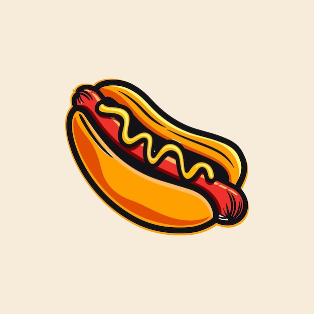 ホットドッグスタンドのロゴ