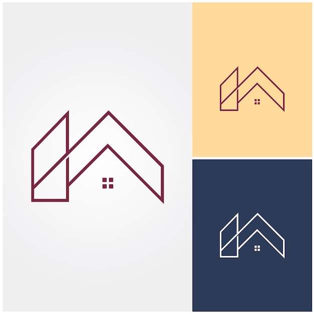 A logo for a house with a house and a house.