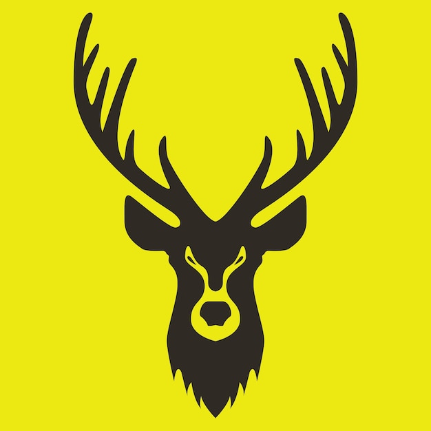 logo icon deer illustrator background