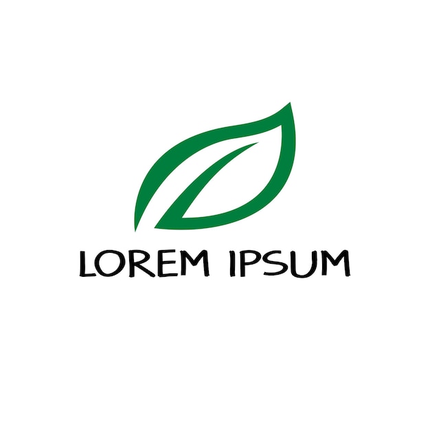 logo icon green leaf ecology nature