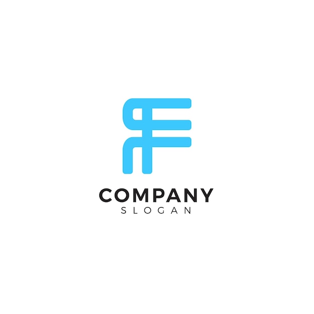 logo illustration letter f simple minimalist design