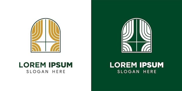 Logo per aziende di interior design, loghi unici e lussuosi