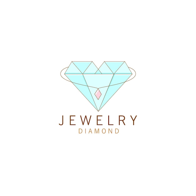 logo jewelry diamond vector