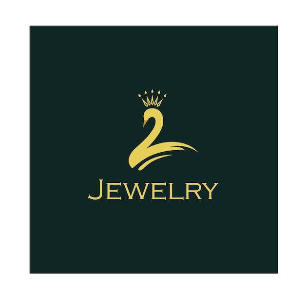 Un logo per una gioielleria chiamata 2 gioielli.