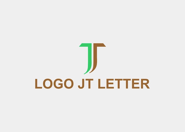 Logo jt letter company name