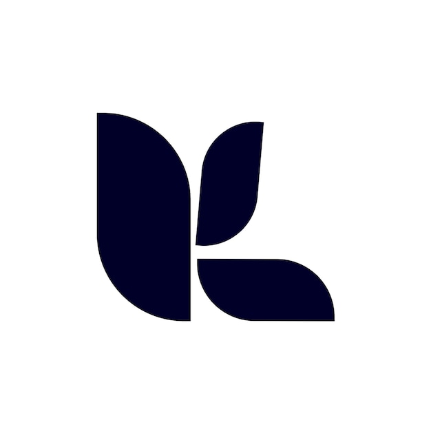 Vector logo of k letter