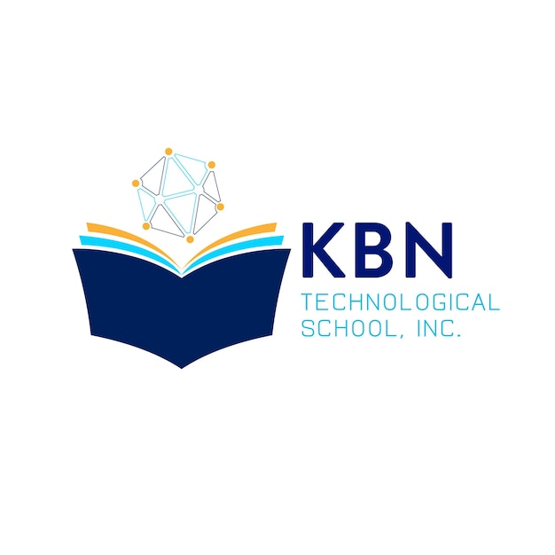 Vettore un logo per la scuola tecnologica kbn, inc.