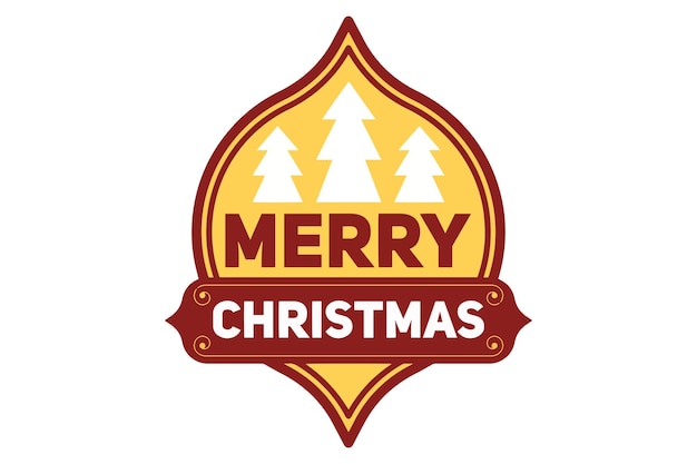 Logo Kerstmis Vrolijk kerstfeest 2