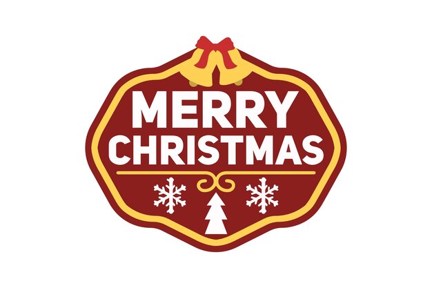 Logo Kerstmis Vrolijk kerstfeest 3