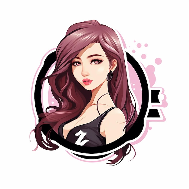 A logo of KPOP girl