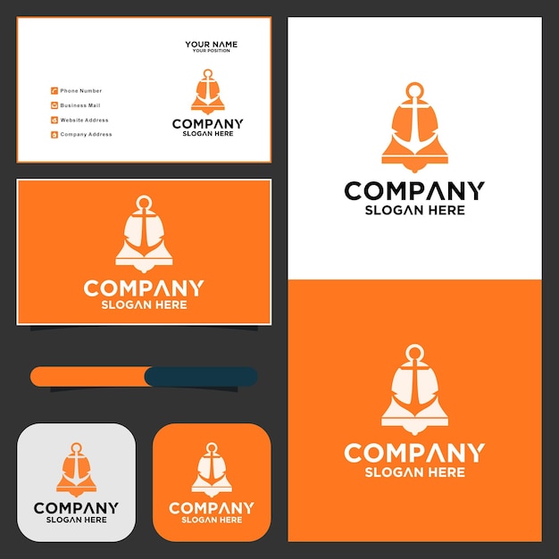 Logo or label. Nautical theme. Vector