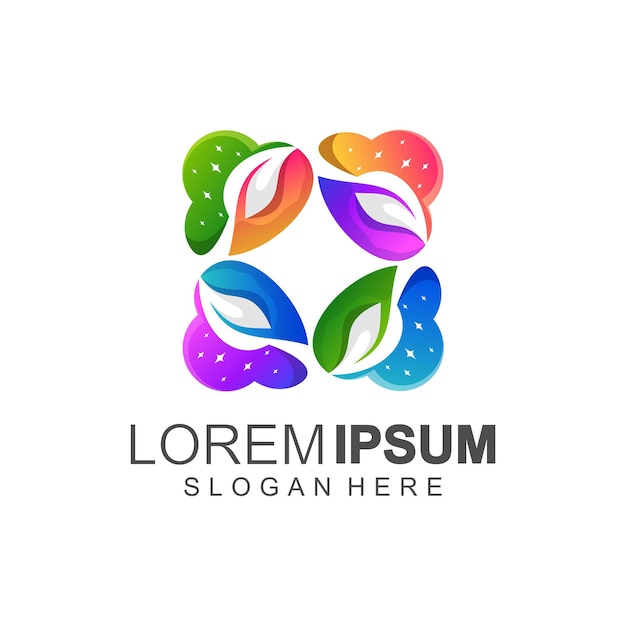 Logo leaf color full