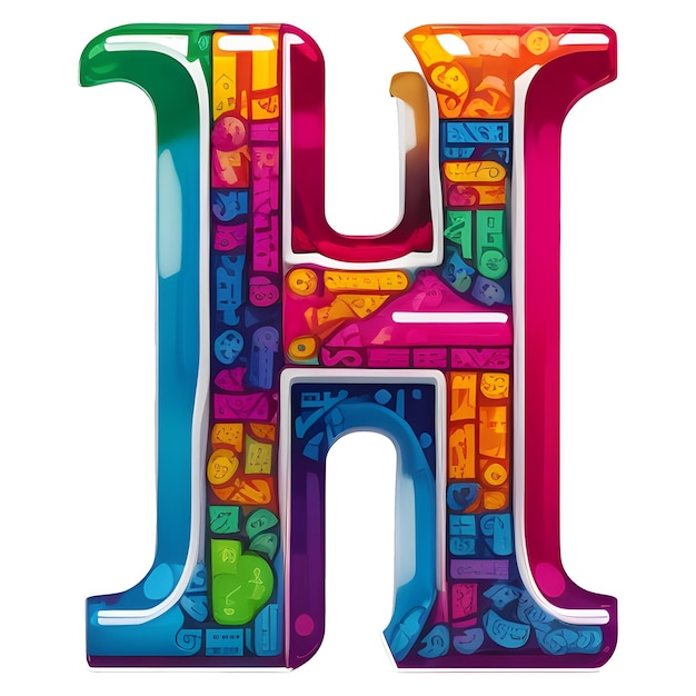 logo Letter H Colorfull