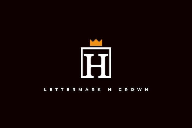 logo letter h crown royal luxury