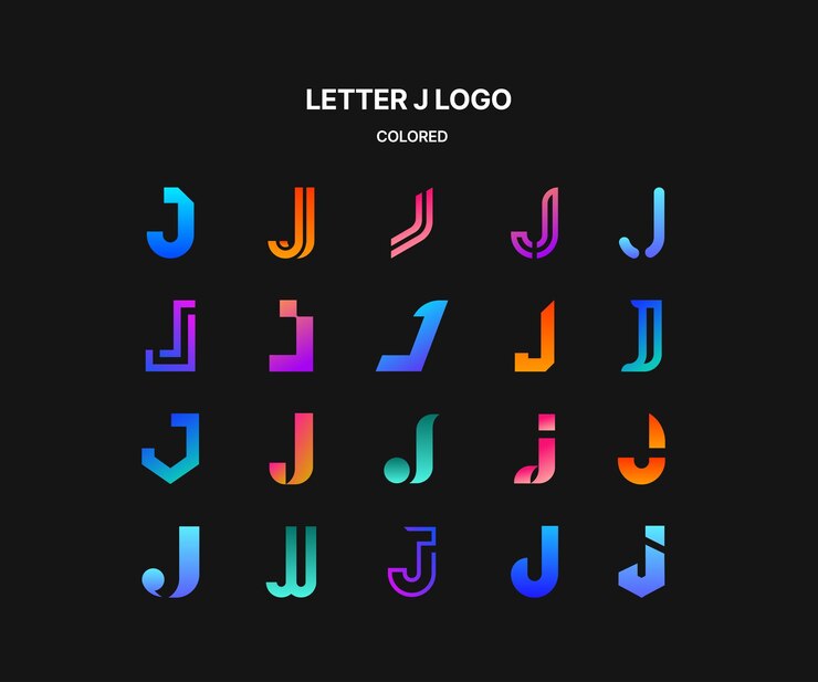 Logo Letter J Colored
