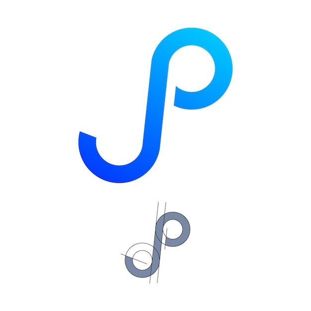 Logo letter jp