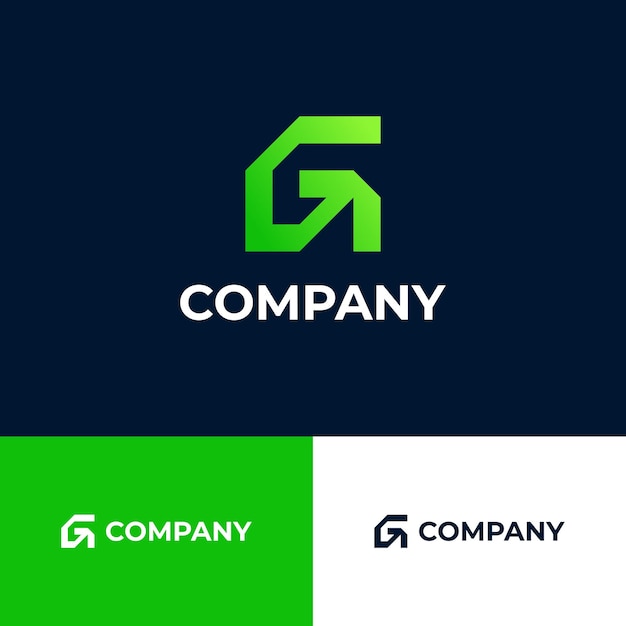 logo letter modern geometric design template