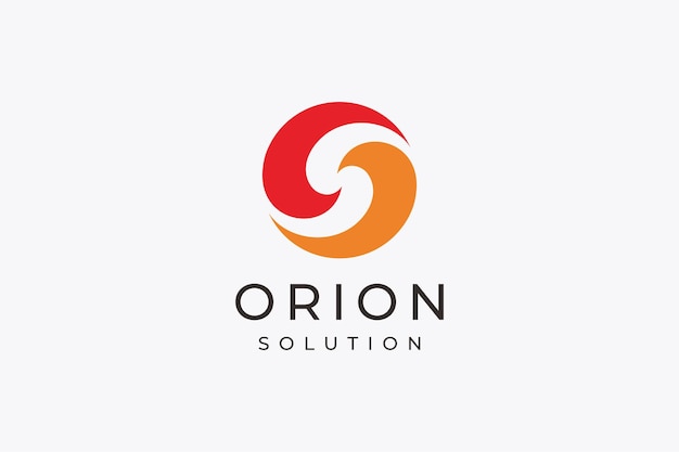Logo Letter S orion galaxy levering logistiek