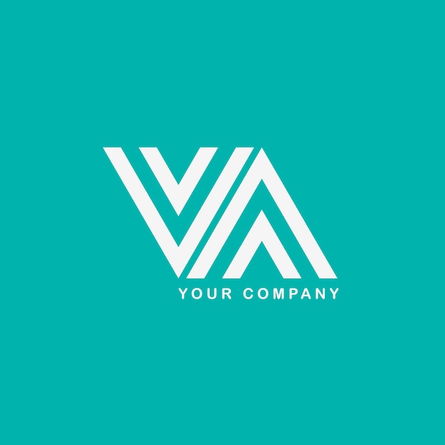 Logo letter V and A for business identity