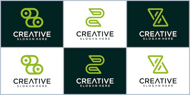 Logo line initial letter zlogo design template logo z technology ispirazione per il design del logo moderno