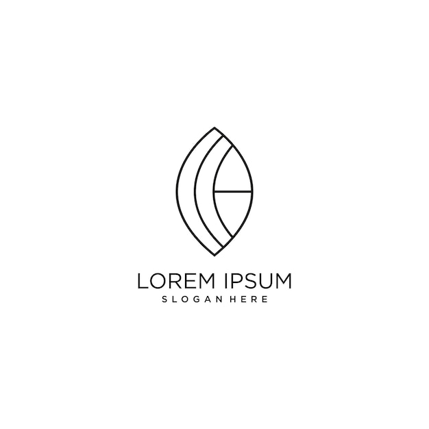 Шаблон логотипа lorem ipsum design art здесь