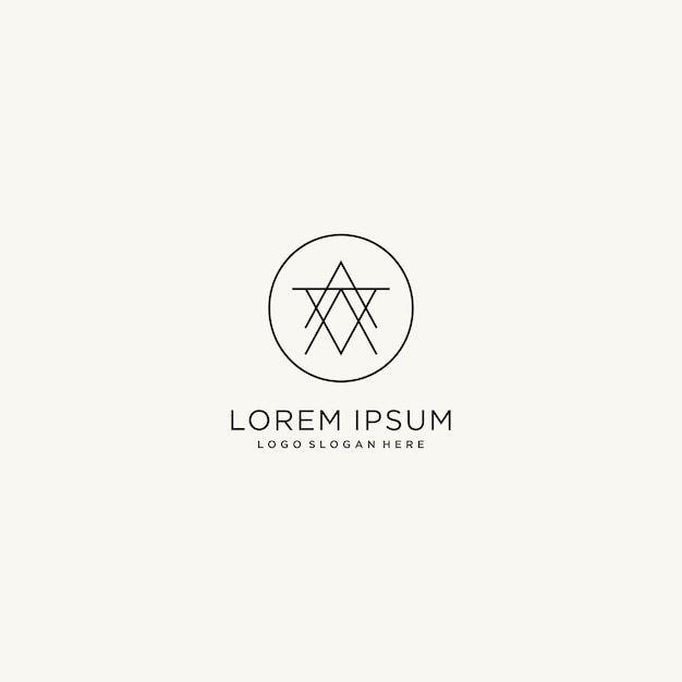 шаблон логотипа lorem ipsum design art здесь